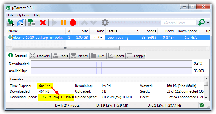 How to make torrents download faster